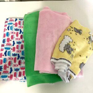 A Bundle /Bag of Fabric Material Scraps Stretch Jersey Sewing Crafting